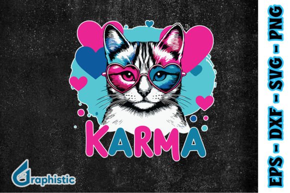 Cat Heart Shape Funny Gifts SVG for Creative Projects