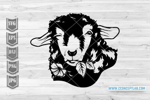 Cute Funny Sheep Winking Svg – A Playful Graphic for Blog and Web Use