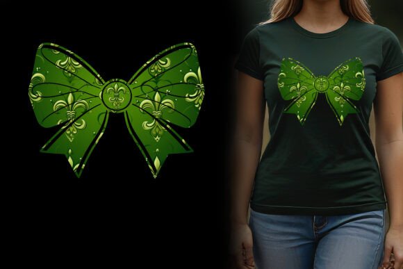 Funny Mardi Gras Bow Sublimation PNG
