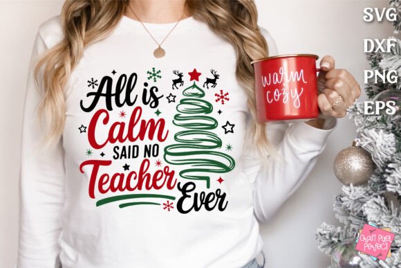 Funny Teacher Shirt Svg – Festive Graphics for T-Shirt Designs