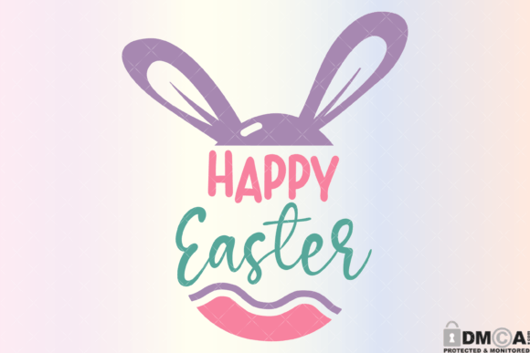 Happy Easter Svg PNG for Print Templates and Graphics
