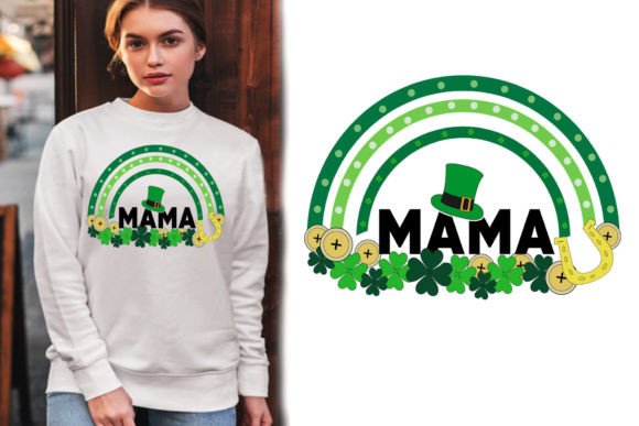 Mama Shamrock Design - A Versatile T-Shirt Design Graphic