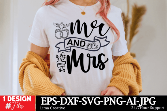 Mr and Mrs Design for T-Shirt Graphics