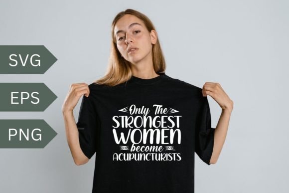 Only the Strongest Women T-Shirt Design Vector Review