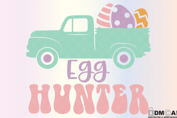 Truck Egg Hunter Svg PNG for Local Business Graphics