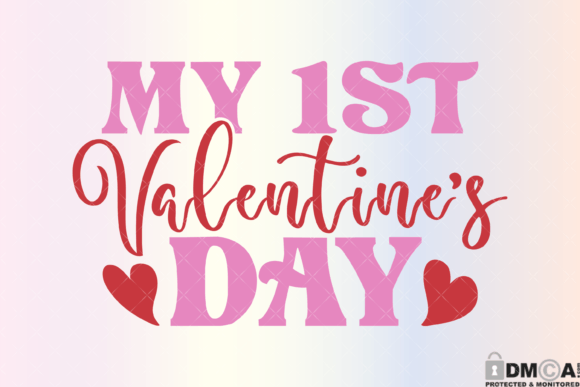 Valentines Day Graphics for Print Templates
